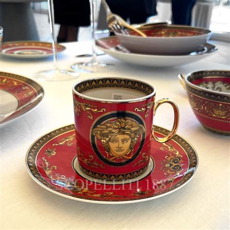 versace espresso cups|versace medusa drinking glasses.